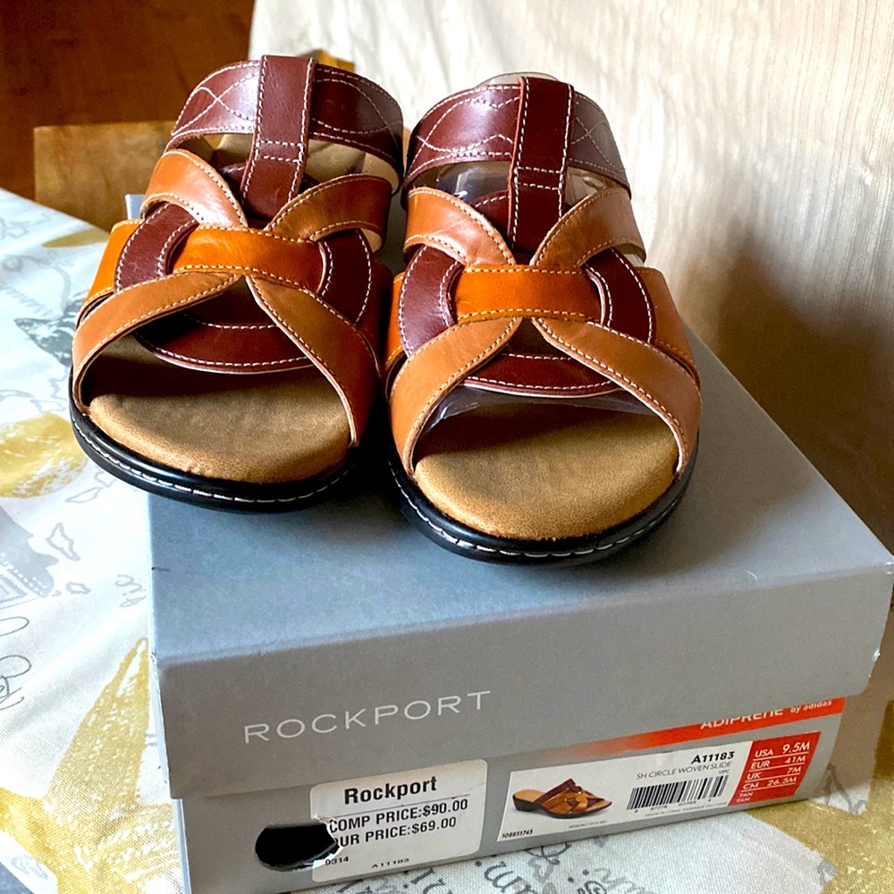 Rockport ADiPrene by Adidas Slide Size 9.5 NWT